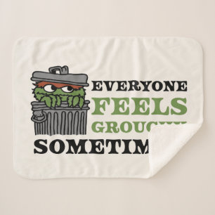 Couverture Sherpa Rue Sésame   Oscar le Grouch se sent Grouch