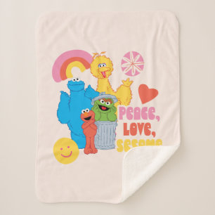 Couverture Sherpa Rue Sésame Paix, Amour, Sésame