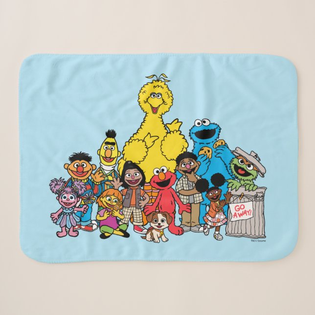 Couverture Sherpa Rue Sésame | Pal sésame sortant (Devant (Horizontal))