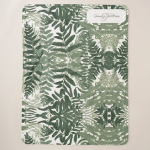 Sage Green Floral Élégant
