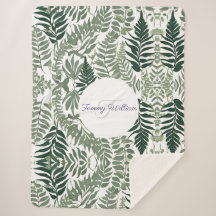Sage Green Floral Élégant