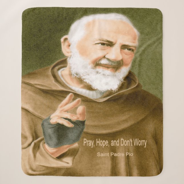 Couverture Sherpa Saint Padre Pio (Devant)