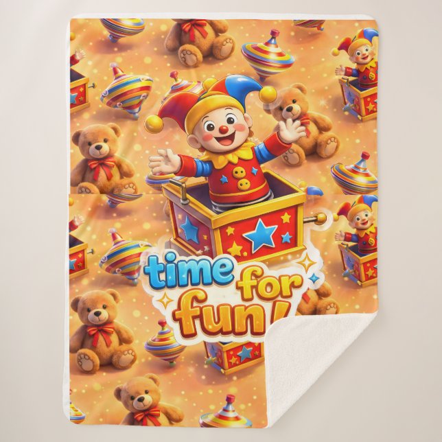 Couverture Sherpa Salut Joy Jester premium (Devant)