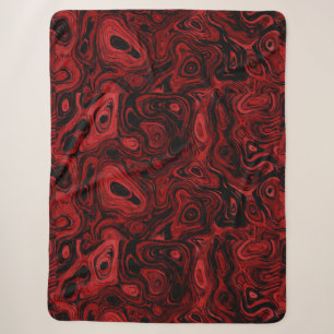 Couverture Sherpa Sang Orange rouge Pierre 2