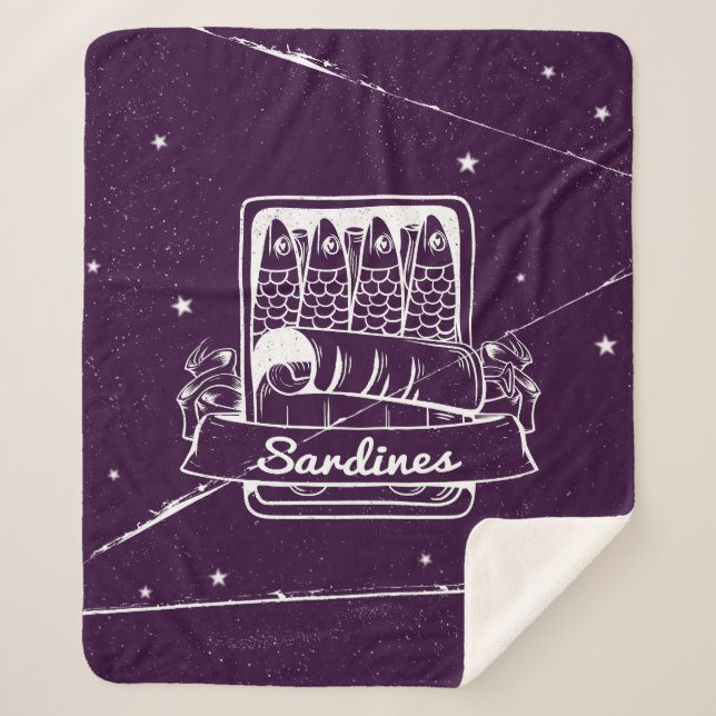 Couverture Sherpa Sardines dans une boîte (Devant)