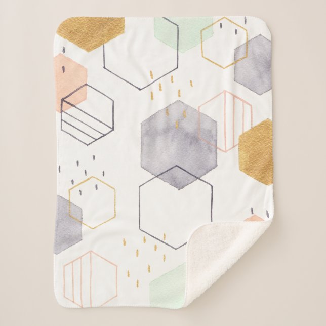 Couverture Sherpa Scatter hexadécimal (Devant)