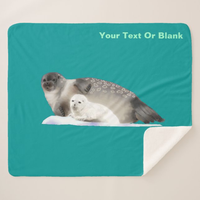 Couverture Sherpa Sceau annelé (Devant (Horizontal))