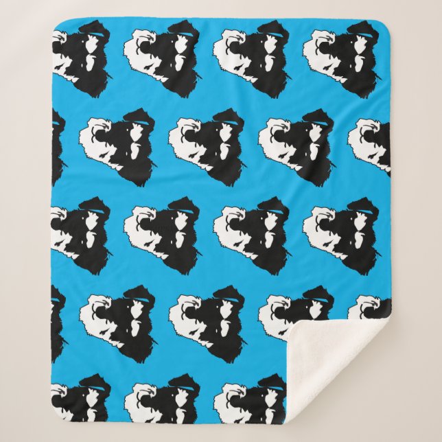 Couverture Sherpa Schnauzer allemand (Devant)