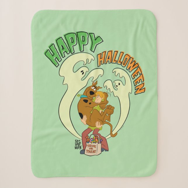 Couverture Sherpa Scooby-Doo | Bonne Halloween (Devant)