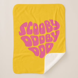 Couverture Sherpa Scooby Doo Doo Heart