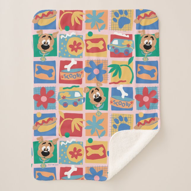 Couverture Sherpa Scooby-Doo | Fun Baby Motif (Devant)