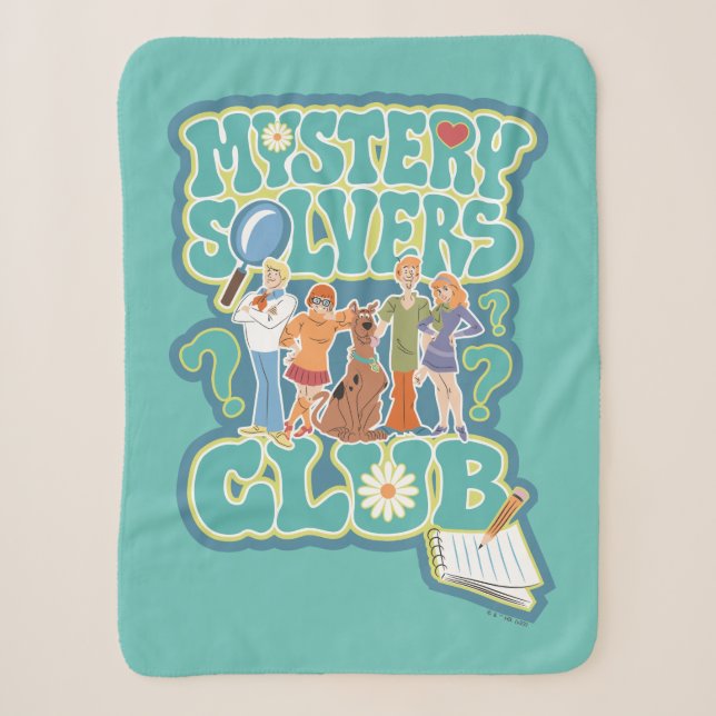 Couverture Sherpa Scooby-Doo & Gang "Mystery Solvers Club" (Devant)