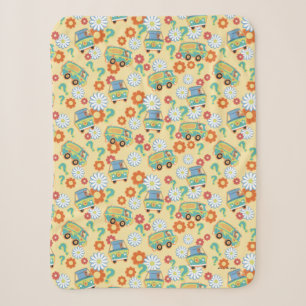 Couverture Sherpa Scooby-Doo Mystery Motif de fleurs