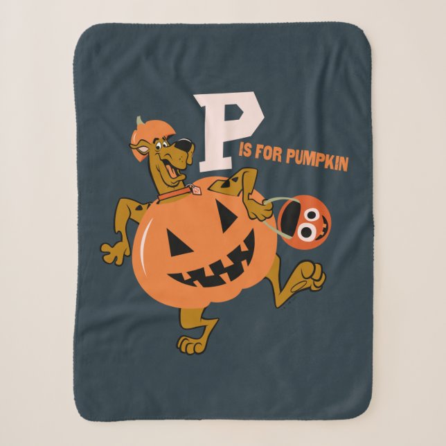 Couverture Sherpa Scooby-Doo | P est pour le Citrouille (Devant)
