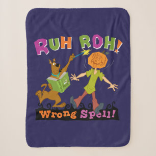 Couverture Sherpa Scooby-Doo Ruh Roh ! Mauvais sort !