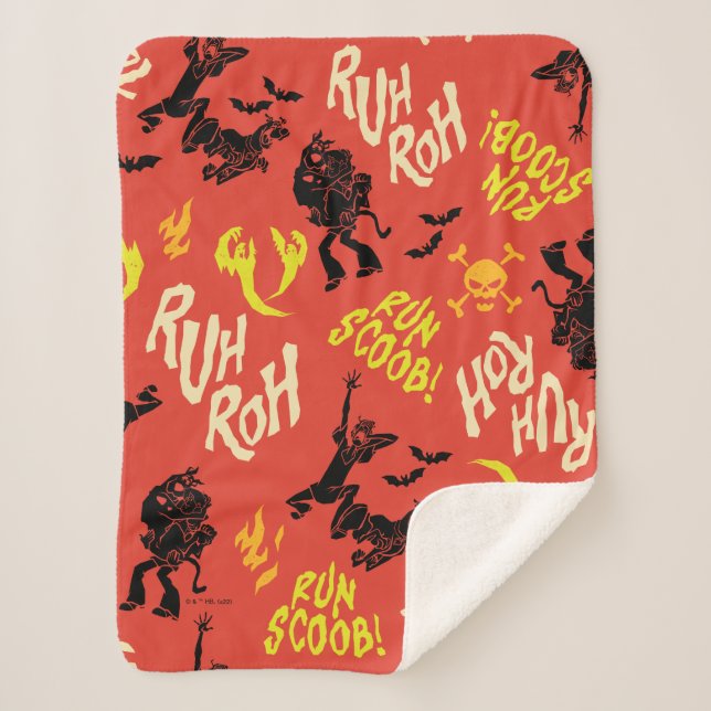 Couverture Sherpa Scooby-Doo | Ruh Roh Run Scoob ! Motif (Devant)