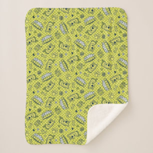 Couverture Sherpa Scooby Snacks Galore Checker Motif