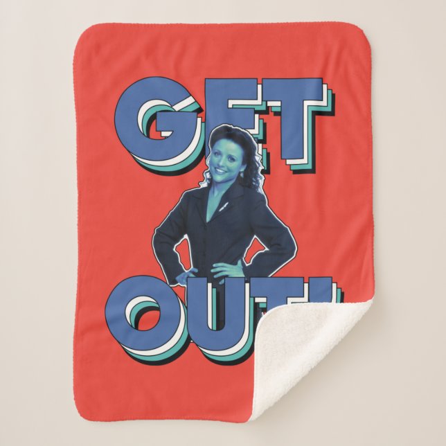 Couverture Sherpa Seinfeld | Elaine - Sortez ! (Devant)