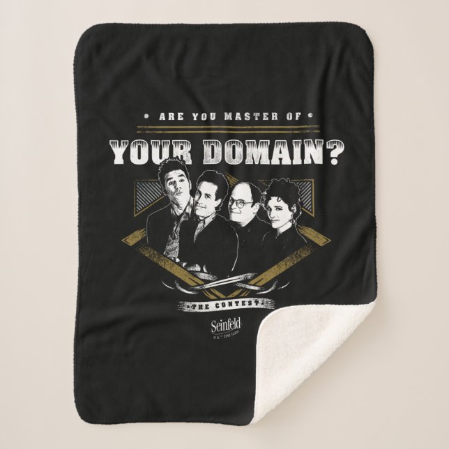 Couverture Sherpa Seinfeld | Êtes-vous maître de votre domaine? (Devant)
