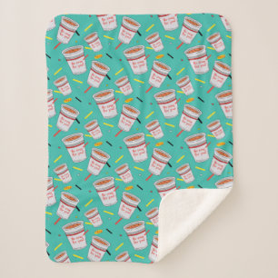 Couverture Sherpa Seinfeld Pas de soupe pour vous Motif