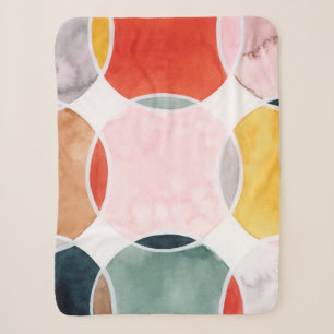 Couverture Sherpa Sensal - Motif circulaire