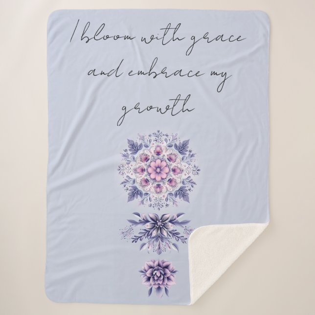 Couverture Sherpa Serenity Mandala Sherpa Blanket (Devant)