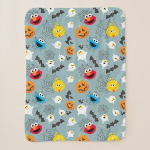 Couverture Sherpa Sesame Street Cute Motif Halloween