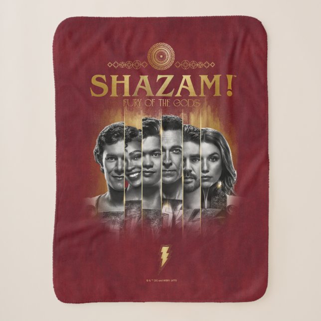 Couverture Sherpa SHAZAM ! Furie des dieux | Bars photo de caractère (Devant)