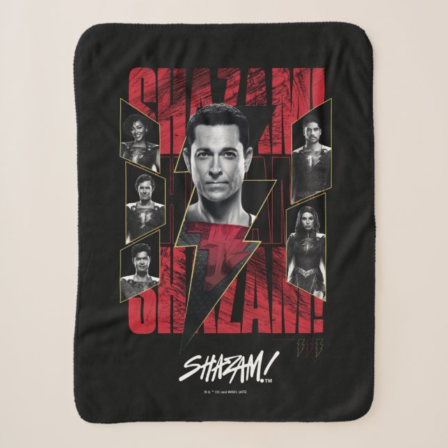 Couverture Sherpa SHAZAM ! Furie des dieux | Groupe SHAZAMily (Devant)
