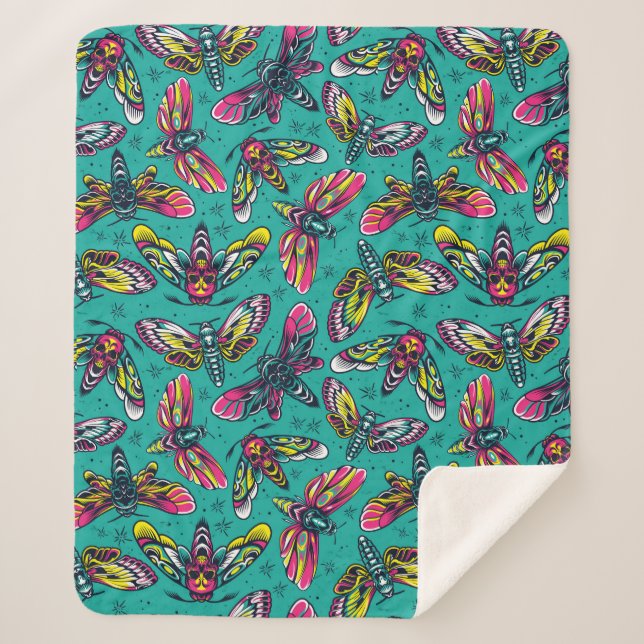 Couverture Sherpa Sherpa Blanket Moth Mort (Devant)