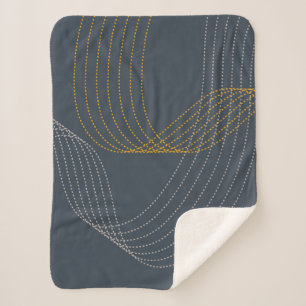 Couverture Sherpa Simple, moderne, élégant, cool, illustration tenda