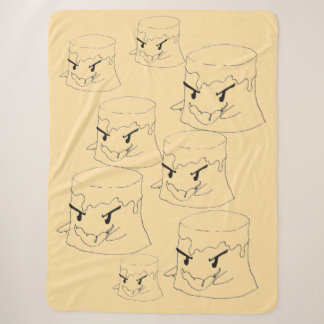 Couverture Sherpa Sinister Flan Sherpa Blanket