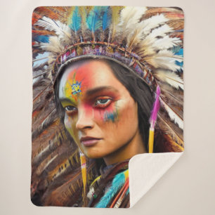Couverture Sherpa Sioux Sherpa Blanket