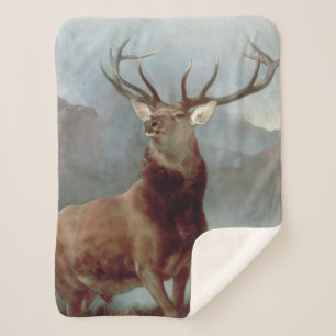 Couverture Sherpa Sir Edwin Landseer Monarque du Glen, 1851