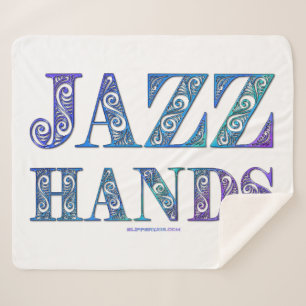 Couverture Sherpa SlipperyJoe's comédie musicale Broadway Jazz Hands