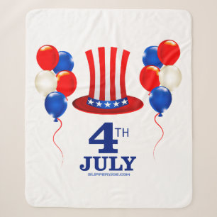 Couverture Sherpa SlipperyJoe's fête d'indépendance du 4 juillet cla