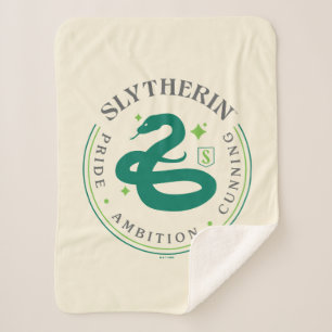 Couverture Sherpa SLYTHERIN™ Insigne de fierté de la Maison du serpe
