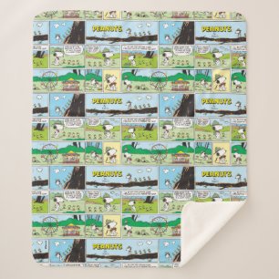 Couverture Sherpa Snoopy & Friends   Go Camping