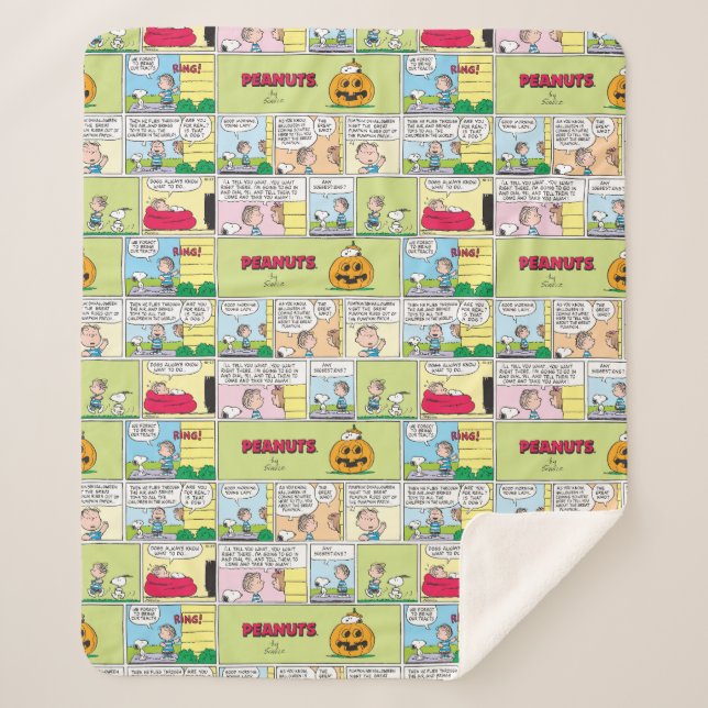 Couverture Sherpa Snoopy & Linus | Les grandes nouvelles Citrouilles (Devant)