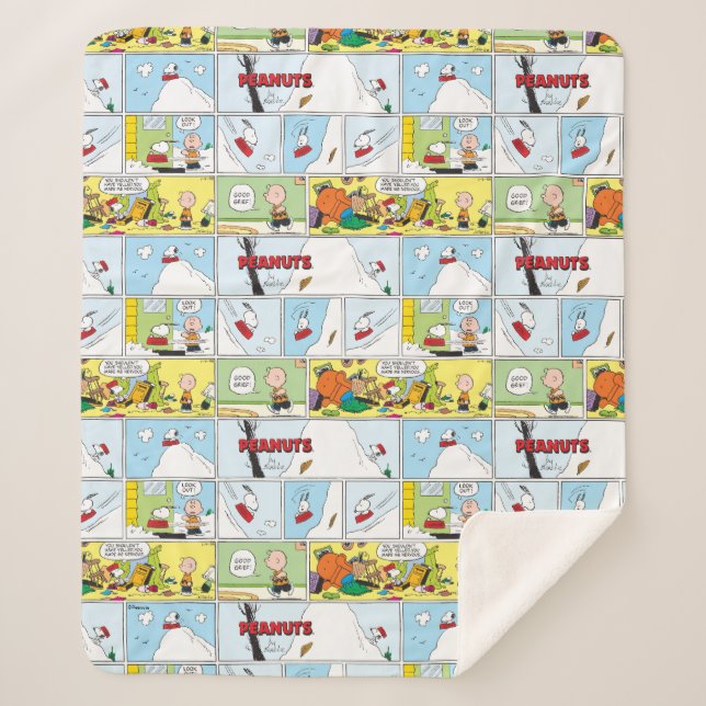 Couverture Sherpa Snoopy Sled Riding Food Dish (Devant)