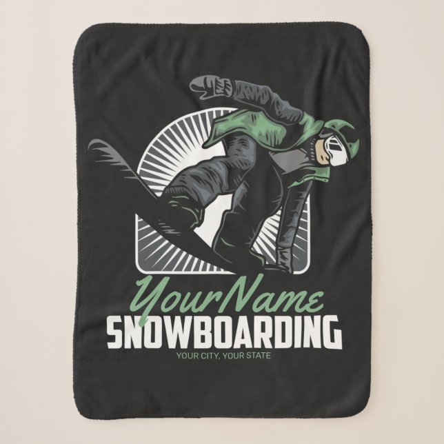 Couverture Sherpa Snowboarding (Devant)