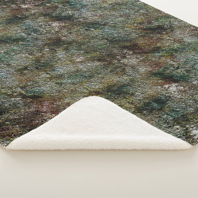 Couverture Sherpa Sobras de tinta spray da cabine de pintura (3/4)