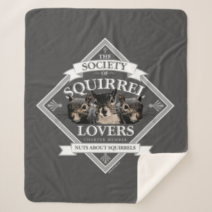Couverture Sherpa Société des amoureux des écureuils - drôles d'écur