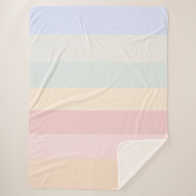 Couverture Sherpa Soft Colors  (Devant)