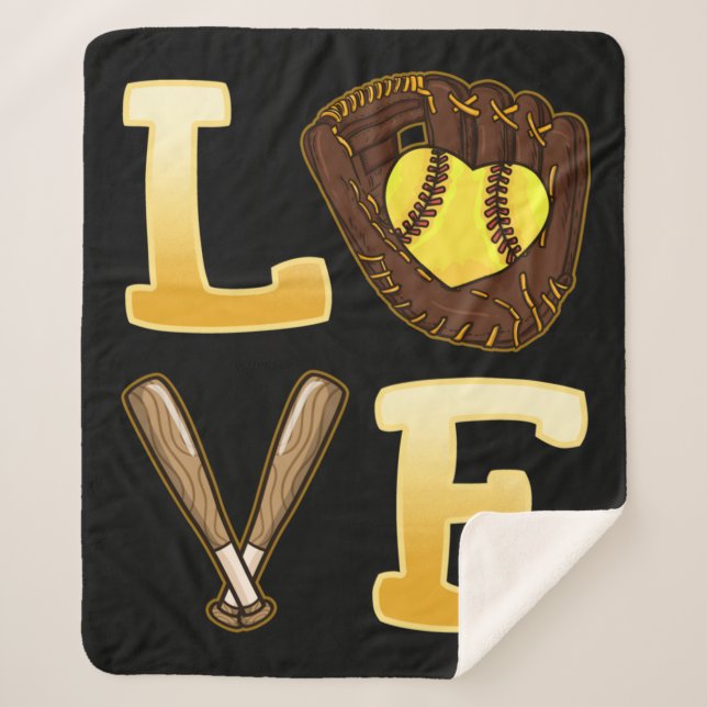 Couverture Sherpa Softball Sports Softball (Devant)