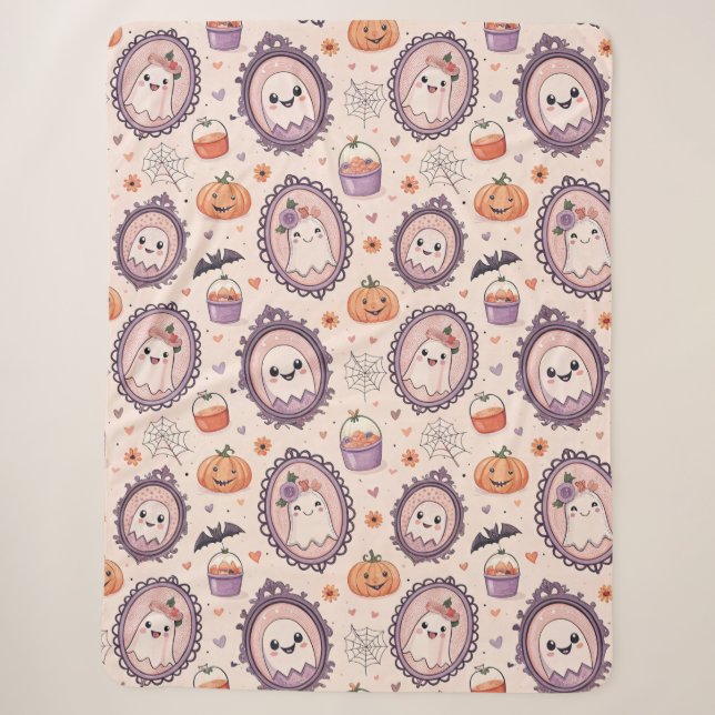 Couverture Sherpa Soins Ghosts & Whimsy d'automne (Devant)
