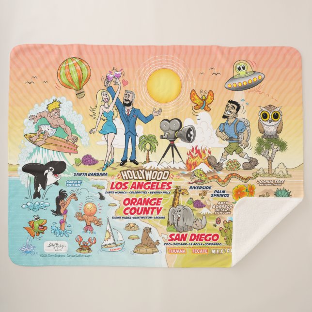 Couverture Sherpa Southern California (Devant (Horizontal))