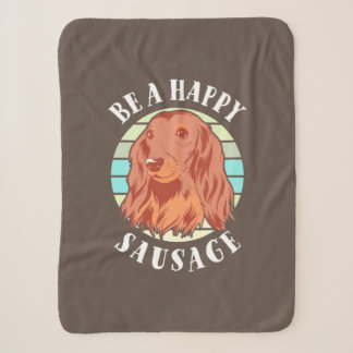 Couverture Sherpa Soyez Un Mignon Chien De Saucisse