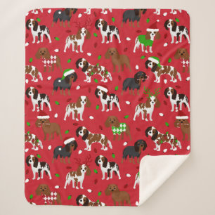 Couverture Sherpa Spaniel de Christmas
