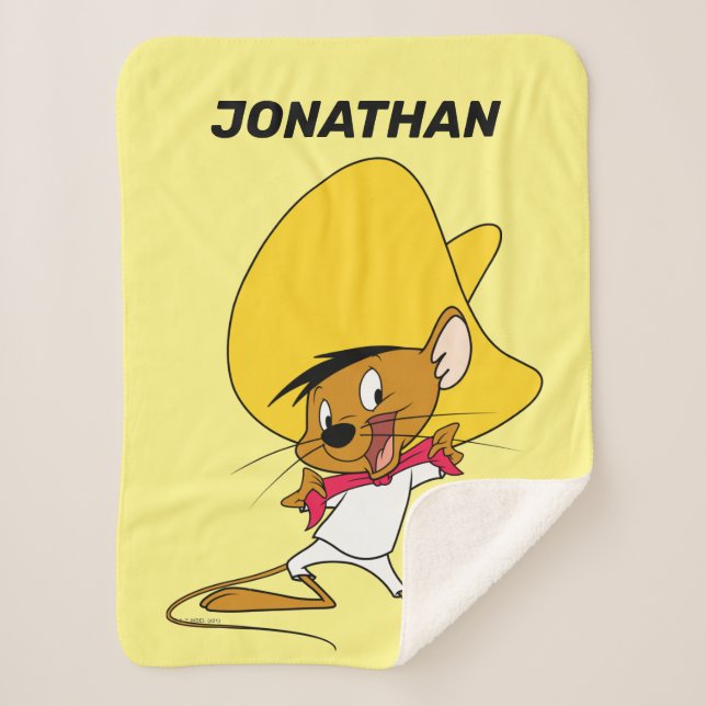 Couverture Sherpa SPEEDY GONZALES™ Bow-Tie (Devant)